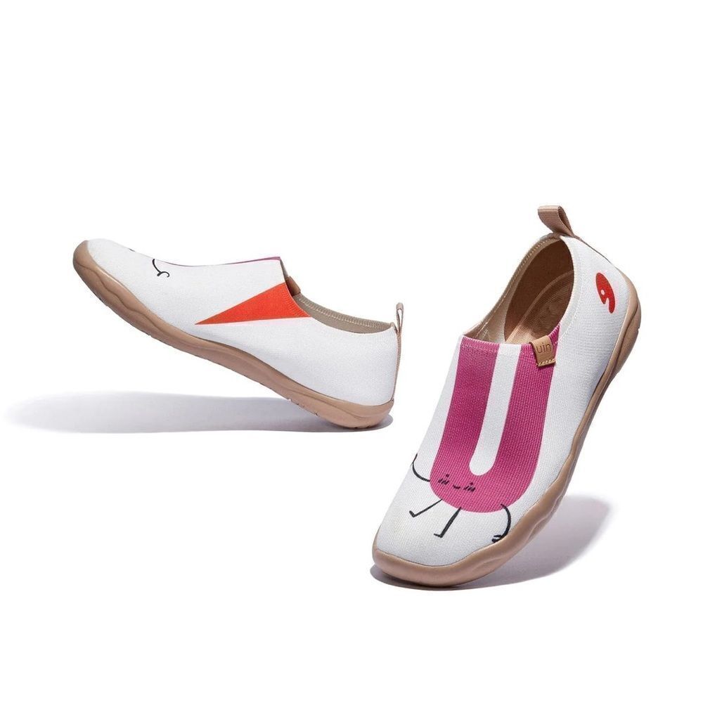 UIN Women's Walking Travel Shoes Casual Loafers Comfort Sneaker (Yes I Do ) - Picture 3 of 7